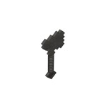 Weapon Axe Blocky #18788 - 316-Titanium Metallic