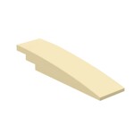 Slope Curved 8 x 2 No Studs #42918 - 5-Tan