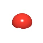 Dome Hemisphere 4 x 4 #86500 - 21-Red