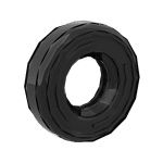 Tyre 14 x 4 Smooth Small Single #59895 - 26-Black