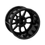 Wheel 62.3 x 42 Technic Racing Large #23800  - 26-Black