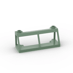 Windscreen 2 x 6 x 2 Train without Glass #13760 - 151-Sand Green