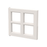 Window 2 x 4 x 3 Pane #4133 - 1-White