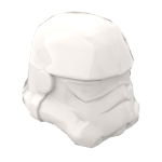 Minifig Helmet Stormtrooper #30408 - 1-White