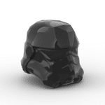 Minifig Helmet Stormtrooper #30408 - 26-Black