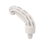 Headwear Accessory Plume / Feather Small with Pin #87693 - 1-White