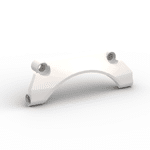 Technic Panel Car Mudguard Arched 13 x 2 x 5 #42545 - 1-White