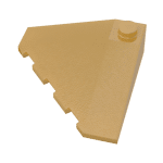 Wedge Sloped 18 4 x 4 Corner #43708  - 297-Pearl Gold