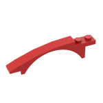 Brick Arch 8 x 1 x 1 2/3 Curved #50967 - 21-Red