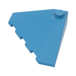 Wedge Sloped 18 4 x 4 Corner #43708  - 321-Dark Azure