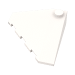 Wedge Sloped 18 4 x 4 Corner #43708  - 1-White