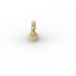 Minifig Trophy Statuette #90398  - 5-Tan