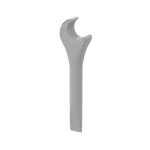 Tool Screwdriver and Spanner / Wrench #4006  - 194-Light Bluish Gray