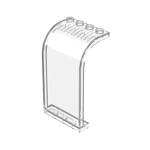 Panel 3 x 4 x 6 Curved Top #2571  - 40-Trans-Clear