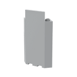 Panel 3 x 3 x 6 Corner Wall without Bottom Indentations #87421 - 194-Light Bluish Gray