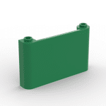 Windscreen 1 x 6 x 3 #64453 - 28-Green