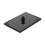 Tile Special 6 x 4 with Beveled Edges and 5mm Pin (Train Bogie Plate) #4025  - 26-Black