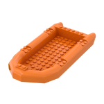 Boat / Rubber Raft / Dinghy, Large 22 x 10 x 3 #62812  - 106-Orange