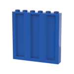 Panel 1 x 6 x 5 Vertical Corrugated #23405 - 23-Blue