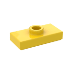 Plate, Modified 1 x 2 with 1 Stud, Jumper #3794  - 24-Yellow