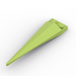 Plate Special 1 x 2 with Angular Extension and Flexible Tip #61406 - 119-Lime