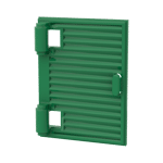 Window 1 x 2 x 3 Shutter with Hinges Undetermined Handle #60800 - 28-Green