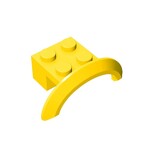 Wheel Arch, Mudguard 4 x 2 1/2 x 1 #98282  - 24-Yellow