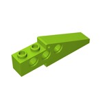 Technic Slope Long 1 x 6 with 3 Holes #2744 - 119-Lime