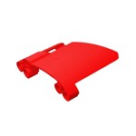 Technic Panel Fairing #23 Large Short, Small Hole, Side B #44353  - 21-Red