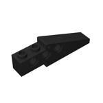 Technic Slope Long 1 x 6 with 3 Holes #2744 - 26-Black