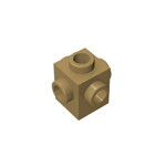 Brick Special 1 x 1 Studs on 4 Sides #4733 - 138-Dark Tan