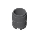 Barrel 2 x 2 x 2 #2489 - 199-Dark Bluish Gray