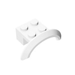 Wheel Arch, Mudguard 4 x 2 1/2 x 1 #98282  - 1-White