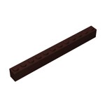 Brick 1 x 12 #6112 - 308-Dark Brown