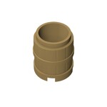 Barrel 2 x 2 x 2 #2489 - 138-Dark Tan