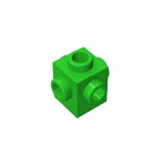 Brick Special 1 x 1 Studs on 4 Sides #4733 - 37-Bright Green