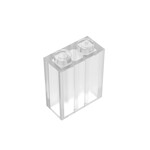 Brick 1 x 2 x 2 #3245 - 40-Trans-Clear