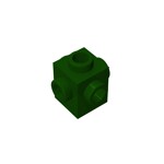 Brick Special 1 x 1 Studs on 4 Sides #4733 - 141-Dark Green