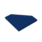 Wedge Plate 6 x 6 Cut Corner #6106 - 140-Dark Blue