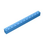 Brick 1 x 12 #6112 - 102-Medium Blue