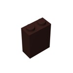 Brick 1 x 2 x 2 #3245 - 308-Dark Brown