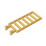 Bar 7 x 3 with Double Clips (Ladder) #6020 - 297-Pearl Gold