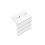 Plate Special 1 x 2 x2 with Ladder #4175 - 1-White