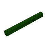 Brick 1 x 12 #6112 - 141-Dark Green