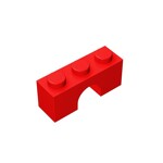 Brick Arch 1 x 3 #4490 - 21-Red