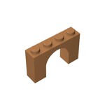 Brick Arch 1 x 4 x 2 #6182 - 312-Medium Dark Flesh