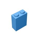 Brick 1 x 2 x 2 #3245 - 102-Medium Blue