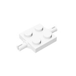 Plate Special 2 x 2 with Wheel Holders #4600 - 1-White