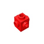 Brick Special 1 x 1 Studs on 4 Sides #4733 - 21-Red