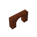 Brick Arch 1 x 4 x 2 #6182 - 192-Reddish Brown